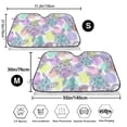 thumbnail image 3 of Daiia Sea Turtles Windshield Sun Shade for Car SUV Truck (Small ), Car Sun Shade Windshield, Car Shades for Front Windows, Sunshade for Car Windshield, 3 of 7