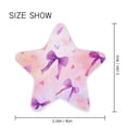 thumbnail image 3 of Star Night Light Auto On/Off Plug-in Wall Light with Light Sensor Warm White LED for Home Party Watercolor Purple Bows, 3 of 6