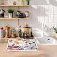 thumbnail image 4 of TIMIFIS Absorbent Pad Kitchen Countertop Technology Cloth Pad Coffee Table Tabletop Dishes Cup Drying Pad Wash- Heat Insulation Pad Soft Absorbent Pad Kitchen Utensils & Gadgets, 4 of 5
