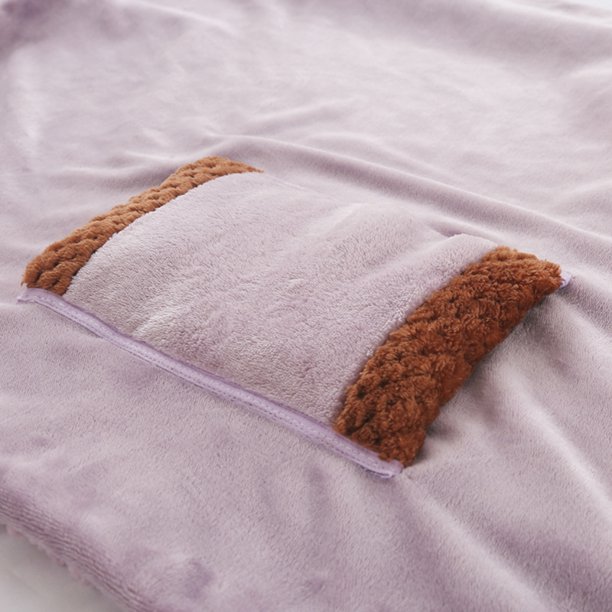 Manta eléctrica Cuerda ajustable Almohadilla térmica de invierno para sofá cama en casa (Púrpura) Likrtyny Libre de BPA