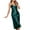 Green, variant on Tnhcen Women's Backless Solid Silk-like Sleep Dress Spaghetti Strap Nightgown with Loose Fit for S-2XL Chic Home & Casual Wear