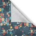 thumbnail image 6 of Ambesonne Vintage Valance & Curtain, Oval Cornered Squares, 55"x45", Multicolor, 6 of 6