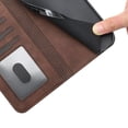 thumbnail image 4 of Phone Case for Motorola Moto G50 Flip Folio Wallet Card Slots Cover Hand Strap PU Leather Magnetic Closure, 4 of 5