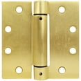 thumbnail image 2 of Design House 2-Pack Square 4.5" x 4.5" Self Closing Interior/Exterior Door Hinges, Satin Brass, 2 of 7