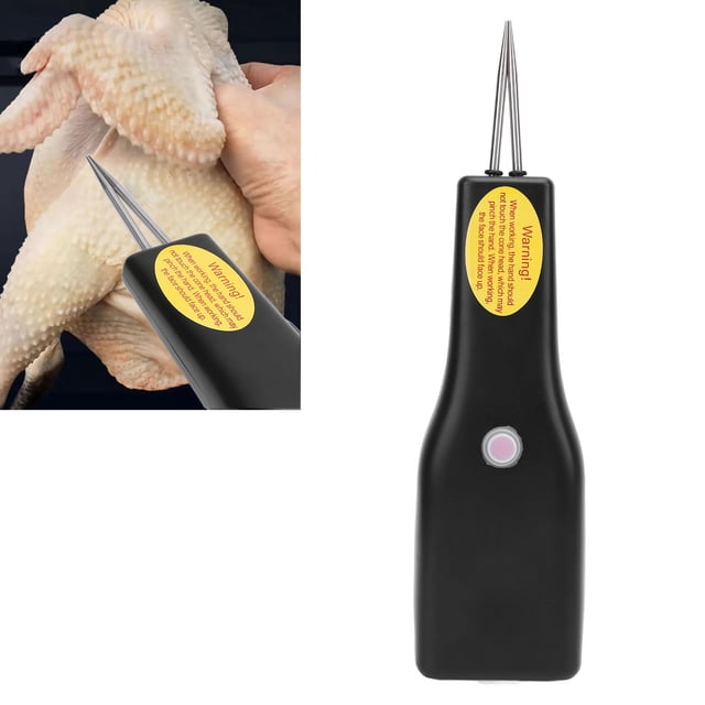 Desplumadora de Plosos de Mano, Desplumadora de Pollos de Desplumado Rápido, Desplumadora Elechtrica Portátil de Aves de Corral para Pollo, Pato, Ganso, Pájaro, Pavo, Pavo,