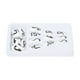 thumbnail image 3 of Uñas postizas artificiales, 24 piezas de uñas postizas de arte, uñas postizas de prensa larga, uñas postizas con llama, diseño revolucionario, 3 of 9