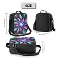 thumbnail image 2 of Disketp Colored Abstract Bolsa Térmica Estampada para Almuerzo, Lonchera para Hombres y Mujeres Adultos, 2 of 7