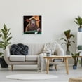 thumbnail image 5 of Stupell Industries Sheep Playing Mahjong Tile Game Smoking Animal Framed Wall Art, 24 x 24, Design by Lucia Heffernan, 5 of 5