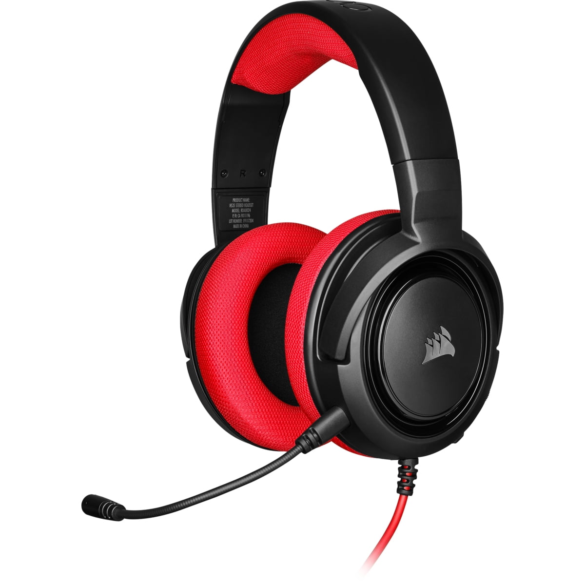 Corsair HS35 Wired Stereo Gaming Headset w/Microphone Red
