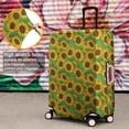 thumbnail image 4 of Green Sunflower Leaf Pattern Luggage Cover Fashion Suitcase Cover Baggage Covers Fit 25-28 Inch Luggage (Go Travel), 4 of 5