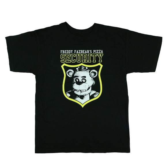 Five Nights At Freddy's Boys' Shirt Freddy Fazbear's Pizza Security Graphic Print Crewneck Tee