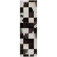 thumbnail image 2 of Addison Rugs Dream Shag Premium Machine Washable Transitional Boxes Black Runner Rug, 2'3" x 7'6", 2 of 8