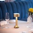 thumbnail image 3 of Lampe de table Bar à Intensité Variable Hôtel Café Sans Fil rechargeable Écran Tactile Tête de Lit Chambre Restaurant Lampe de table Or, 3 of 5
