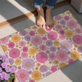 thumbnail image 4 of Pioneer Flower Floral Print Pattern Door Rugs,Washable Non Slip Door Mats Indoor,Decorative Door Mats,Entry Mat Indoor for Entrance,Bedroom,Kitchen,Bathroom,20"x32", 4 of 6