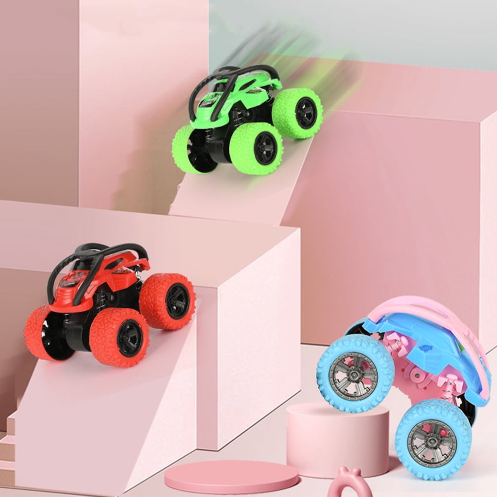 KYAIGUO Toddler off Road Car Toys 4PCS Remote Control Truck Toys Kids Learning Toys Crawler Vehicle Truck Toy for Boys