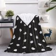 thumbnail image 2 of The Ghost Flannel Blanket Decor Soft Cozy Warm Fluffy Blanket for Bed Couch Travel Beach 50x40 inch for Kids, 2 of 6