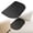 Black(Large Rounded Corner), variant on Beige Large Rounded Corner Door Mat (24" x 16"), Non- Washable Low-Profile Absorbent Rug for Entryway, Kitchen & Doors
