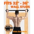 thumbnail image 4 of Fitarc Doorway Pull up Bar Wall Mount, Workout Equipment for Men, Fits 32"-36" Wall Studs, 4 of 7