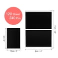 thumbnail image 2 of 120 Sheet Black Label Stickers 3 x 2 Inch Rectangle Coding Labels for Office Supplies, 2 of 7