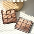 thumbnail image 4 of DFC Nine Color Chocolate Eye Shadow Plate Bright Ground Color Pearl Light Sleeper Novice Eye Shadow Plate, 4 of 9