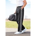 thumbnail image 3 of KingSize Men's Big & Tall Lightweight Jersey Side-Striped Sweatpants, 3 of 6