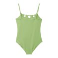 thumbnail image 6 of HAJWOH Girls Swimsuit Adjustable Straps Cut Out One Piece Bathing Suits with Tropical Print Cover-Up Skirt Beachwear Swimwear 4-16Y, 6 of 6