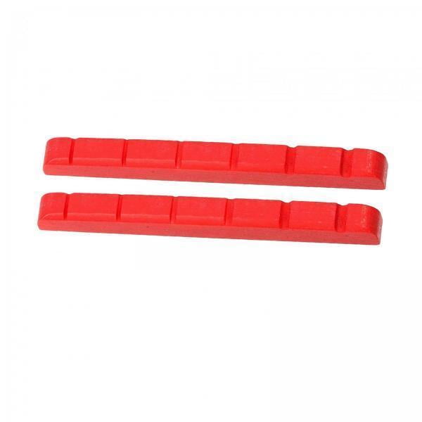 2x2 Piezas De Tuerca De De Guitarra Eléctrica De Fondo Plano Para Accesorios De Guitarras De 6 Cuerdas Rojo