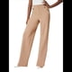 thumbnail image 1 of Pantalones de Vestir de Pierna para Mujer, de Cintura Alta, Elásticos, para Trabajo, Oficina, Negocios, Informales, con Bolsillos. Marrón S, 1 of 7