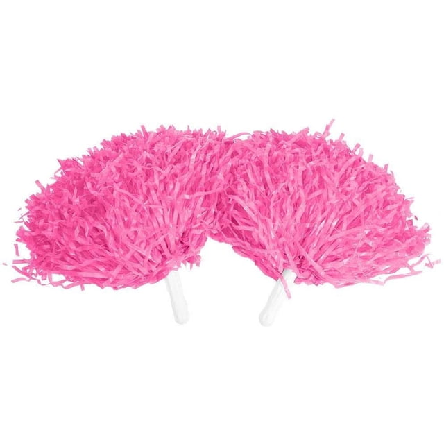 Pompones de porristas, 2 piezas Cheerleader Hand Flowers Squad Cheer Accesorios de disfraces de moda para fiestas deportivas Baile Carnaval Estadio
