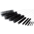 thumbnail image 3 of leaveforme Pipe Cleaners 8 inch Nylon Bottle Straw Cleaning Brush Set Stainless Steel Handle Flexible Tube Brushes Multiple Size , Set of 10, 3 of 5