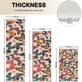 thumbnail image 4 of Beige Butterfly Colorful Pattern Kitchen Rugs Sets Of 3,Kitchen Runner Rugs Non Skid Washable,Decorative Kitchen Floor Mats for Kitchen,Sink,Laundry,17"x30"+ 17"x47" + 17"x59", 4 of 6