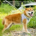 thumbnail image 3 of Miaocao Dog Harness - Lightweight Mesh Step-in Vest for Puppy, Reflective & Escape-Proof Design with High-Stick Magic Tape - Indoor/Outdoor Use for Chihuahua, Maltese, Shih Tzu(Brown-Beige, XXXS), 3 of 9
