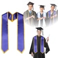 thumbnail image 1 of WIFKLSIIPG Graduation Season Ribbon Etiquette Shoulder Strap Double Layer Solid Color Honorary Silk Shawl Gift, 1 of 5