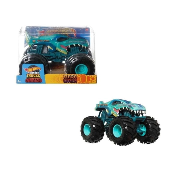 Vehículo de Juguete Mattel Hot Wheels Monster Trucks Mega-Wrex Escala 1:24
