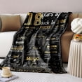 thumbnail image 2 of 18th Birthday Decorations for Girls Boys Happy Birthday Gifts for 18 Year Old Girls Boys Teen Girls Gifts Ideas for Daughter Sons Sister Bestie Soft Throw Blanket Back in 2006 - Gold, 2 of 6