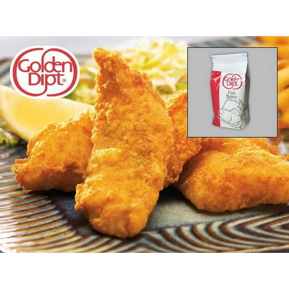 (Price/CASE)Golden Dipt Fish & Vegetable Batter Mix 5 Pound Bag - 6 Per Case