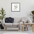 thumbnail image 3 of Stupell Industries Bird on Simple Branch Animals & Insects Painting Black Framed Art Print Wall Art, 24 x 24, 3 of 10