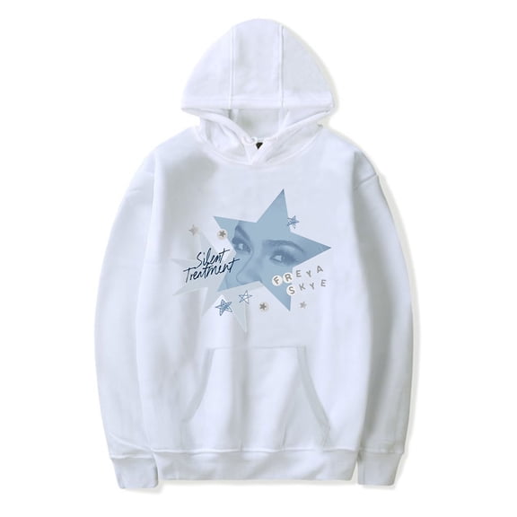 Freya Skye merch Silent Treatment Hooded music tour pullover Drawstring Pocket Sweatshirt Men/women  pullover