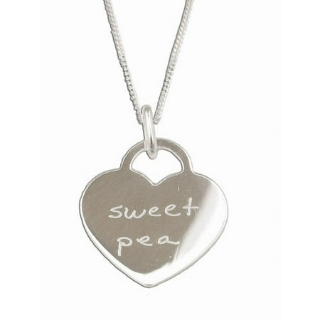 Sterling Essentials Sterling Silver Tween Sweet Pea Necklace