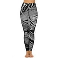 thumbnail image 2 of Women's High Waisted Yoga Leggings with Pockets，Marble Texture，Tummy Control Non See Through Workout Athletic Running Yoga Pants, 2 of 6