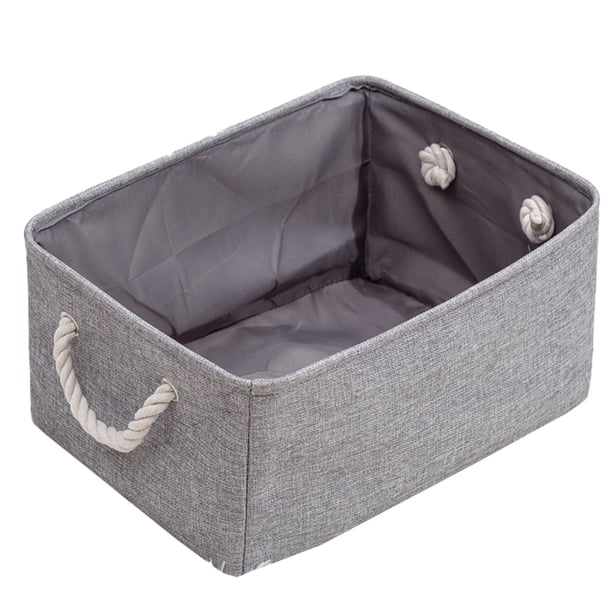 Cestas de almacenamiento - Cestas decorativas Caja de almacenamiento Cubos Contenedores con asas para guardar ropa Juguetes, libros, hogar, oficina Vhermosa
