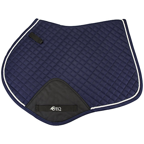 OEQ Jump Saddle Pad w/Cordura Girth Area Navy