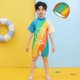 thumbnail image 4 of Traje de baño de una pieza con dibujos animados para niños, pantalones cortos de manga corta para niños, traje de baño conservador para bebés, 4 of 5
