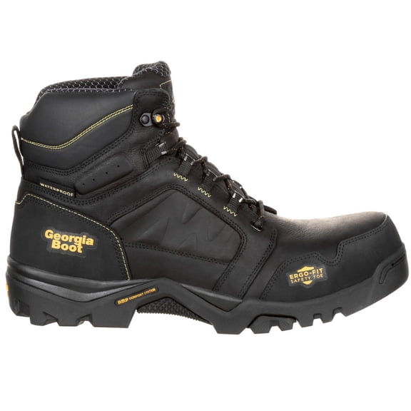 Georgia Boot Amplitude Composite Toe Waterproof Black Work Boot