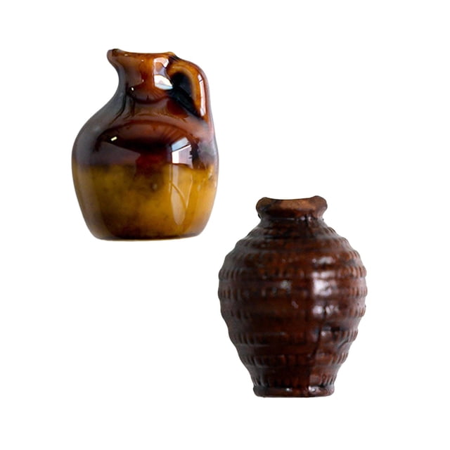14/12/10/9/8/6/4/3/2/1 Pieces Mini Vase Magnets Mini Ceramic Vase Refrigerator Magnets 3D Plant Magnets for Refrigerator Kitchen Locker office Decoration
