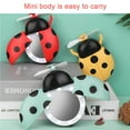 thumbnail image 4 of Ladybug Mini Fan LED Mirror Light Ladybug Mini Fan LED USB Rechargeable Portable Makeup Hand Mirror, 4 of 9