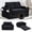 Black + Memory Foam + Corduroy + 2 Seat, variant on Convertible Sofa Bed,Expandable double Sofa Bed, 2 in 1 Convertible Sofa Bed, Fold Out Floor Couch with Pillows for Living Room Bedroom Lounge