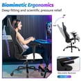 thumbnail image 4 of PayLessHere Gaming Chair Ergonomic Office Chair with Lumbar Support Headrest Armrests Rolling Swivel Functionality and Adjustable Features for PC Gamer (White), 4 of 4
