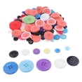 thumbnail image 2 of veasfak 120g 4 Holes Round Resin Buttons Fit Sewing & Scrapbook 10-30mm Mixed Color, 2 of 9