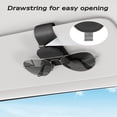 thumbnail image 4 of Sunglass Holder for Car, Suede Cloth Magnetic Sunglasses Clip for Car Visor, Glasses Holder Clip for Car,  Black, 4 of 8